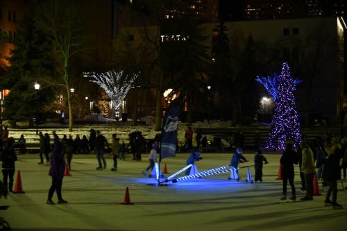 Public Skate in Olympic Plaza